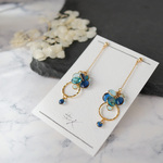 Grain color mini「深い海」ピアス・イヤリング