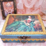🌹キャンペーン中・送料無料🎀Rococo調🎀designbox・ポンパドール夫人Decoupage