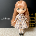 ブライス アウトフィット ◆ アラビック風 小花柄 ワンピース ◆ 服