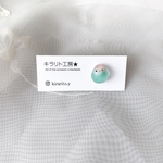 小鳥のピアス（コザクラインコ：赤・白・緑）