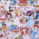フレークシール　女の子　男の子　ふんわり