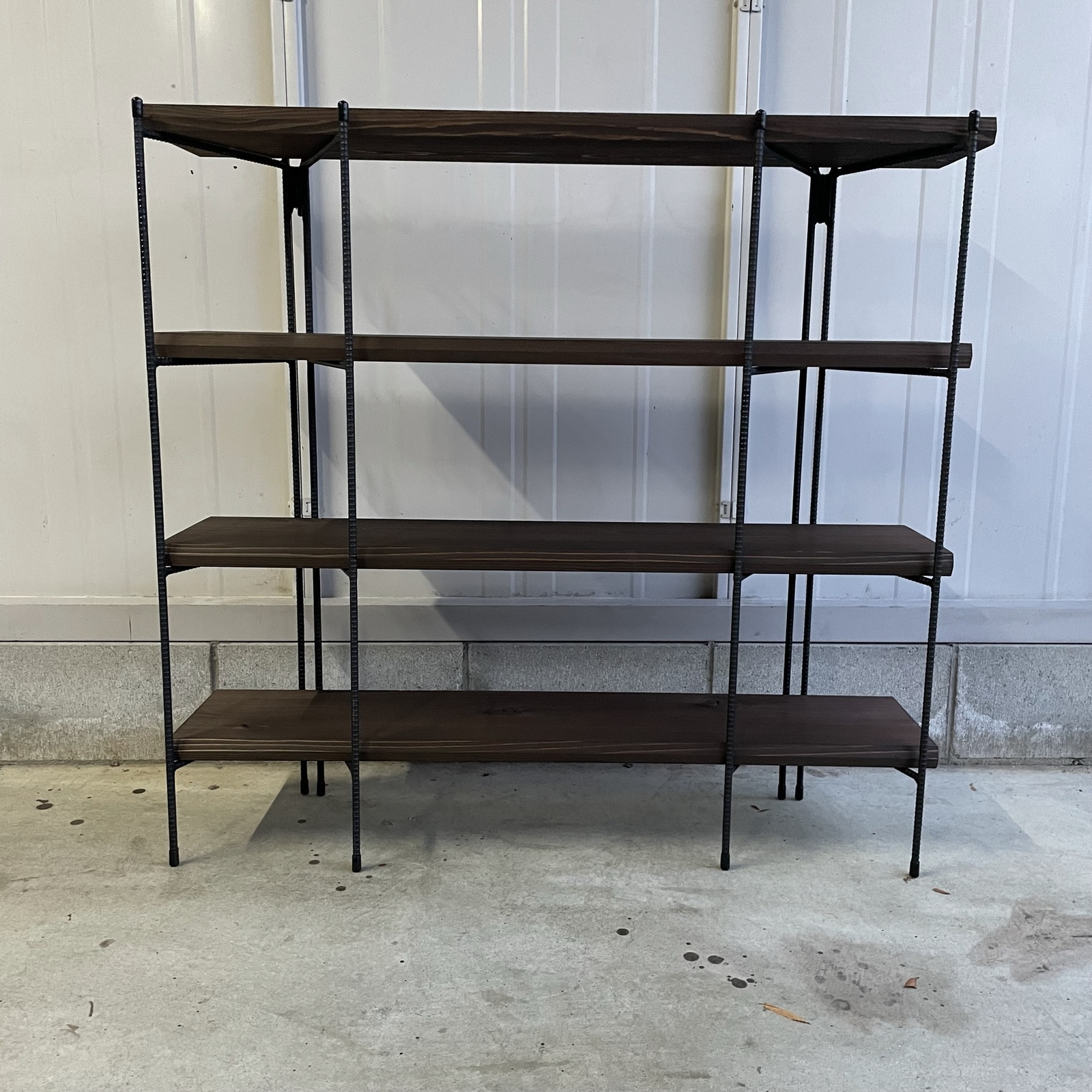 大人気‼️ 手作りアイアン家具 折り畳みラック 西海岸インテリア 幅150cm 手作りアイアン家具 折り畳みラック アンティーク 西海岸