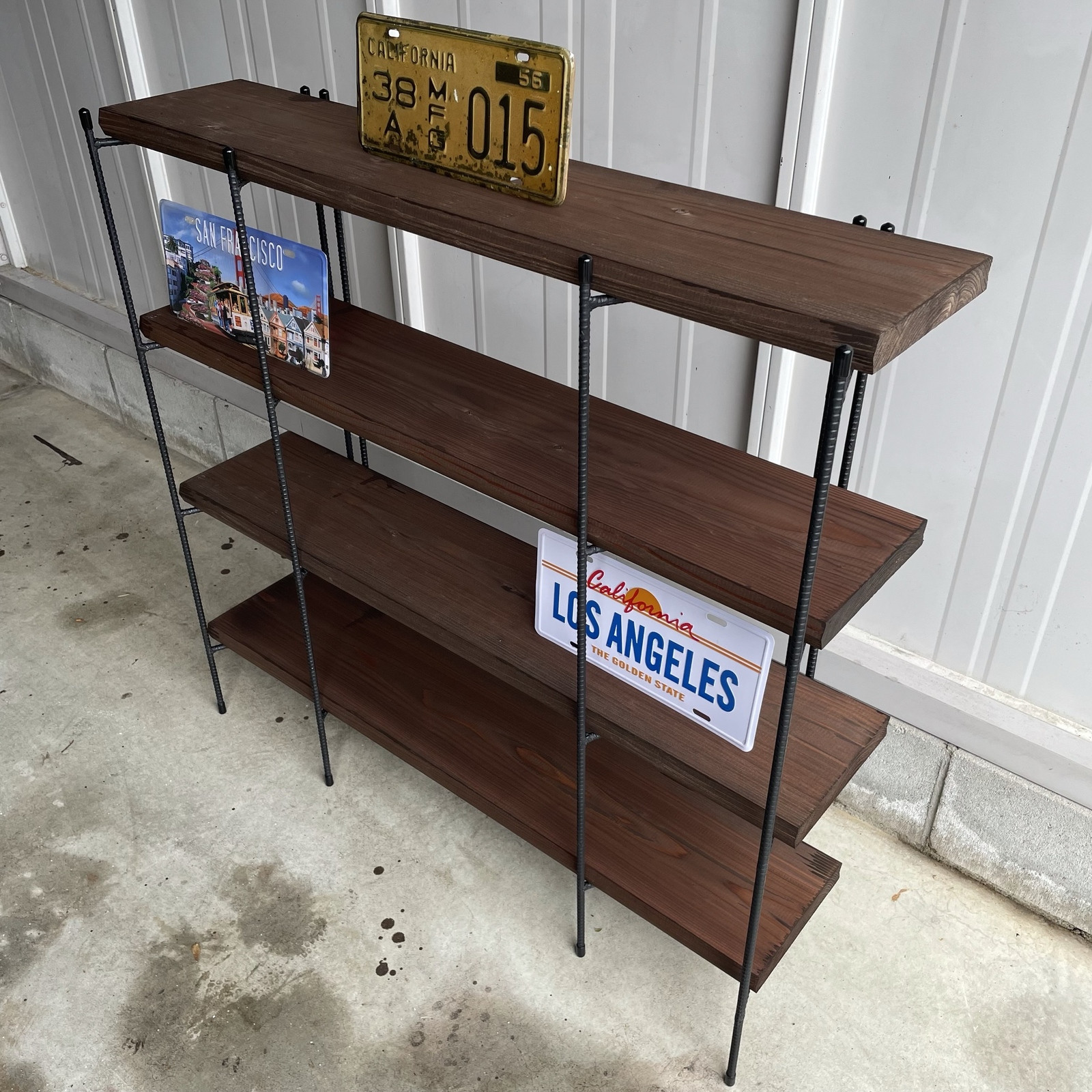 大人気‼️手作りアイアン家具 折りたたみラック 西海岸インテリア 幅