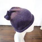 手編みニット帽子