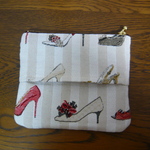 yum様オーダー品：フランスジャカード生地　「タロン・エギュイーユ」ポーチ