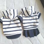 犬服！ボーダーフード！スカート完成品