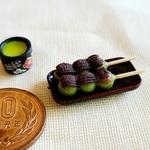 ( 受注製作 ) ♡よもぎ草餡だんご・和菓子 (ミニチュアフード. ミニチュア. フェイクフード. 食品サンプル)