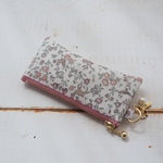 ★LIBERTY　メドウテイルズ　フレンチカラー系　ビニコのmini×2ポーチ　◆　キーケース・コインケース・小物入れに♪