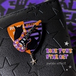 【2021秋限定デザイン】ピックwithギターのブローチ ★ROCK PUNK STAR CAT★