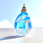 雲レジン☆虹の架け橋☆空たまご②☆チェーン