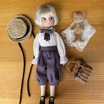 復刻版初代リカちゃん服＊キャンディスリーブブラウス
