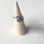 ガラスの金彩リング(薄ラベンダー)