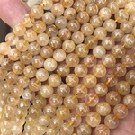 タイチンルチルクォーツ 8mm  連売り 38cm ブレスレット2本分  