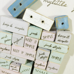 カット苗置き 多肉植物 2つ穴 ライトグレー、ピンクグレー、グリーン