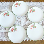 いちごのケーキ皿5枚セット