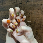 ネイルチップ　ニュアンスネイル