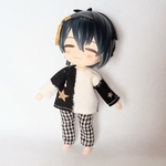 ねんどろいどどーる　星柄Tシャツ　長袖