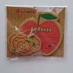 ★りんごの宛名シール＆Thank Youシール①☆クラフト★