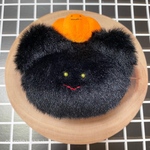 【🐈‍⬛ハロウィン限定🎃】むしパンくんぬいぐるみ【黒もふねこくん】