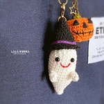 【新作】ハロウィン★おばけちゃんとジャックオランタンのバッグチャーム
