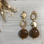 秋　ピアス（樹脂）