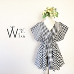 CHECK FLARE TUNIC 