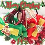 【送料無料】🎄クリスマスツリーリボン🎄業務用チョーカー【１４本セット】トリミングリボン