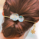 マジェステ　ヘアアクセサリー　雪の結晶　氷　かんざし　簪