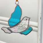 幸せの青い鳥　ステンドグラス