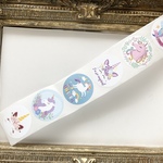 再入荷【6柄全48個⭐️】ラッピングシール⭐️ユニコーン⭐️キッズハンドメイド♡ハロウィン⭐️クリスマスにも♡