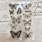 E.艶やか蝶々 クリアスタンプ butterfly