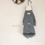 イタグレ服♪  刺繍フリースロンパース