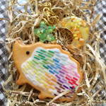 カラフルはりねずみのキーホルダーC