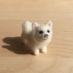 フェルト犬 チワワ　ブランさん　<MW447>