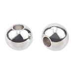 純S925 シルバー 丸玉2㎜～8㎜ メタルビーズ silver925 パーツ 925シルバー