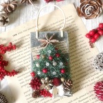 大人可愛いふわもこ❄︎クリスマスミニツリー❄︎壁飾り　f
