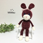 ☆arifudayo様専用ページ☆くたっとやわらか うさぎさんあみぐるみ ベリー＆モンブラン