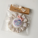【ＳＡＬＥ】マタニティ　ロゼット　チュール　シャンパン　完成品