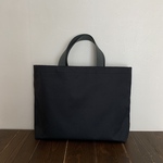 シンプルなレッスンバッグ/濃紺の帆布