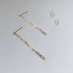 シンプルチェーンピアス(イヤリング)*14kgf