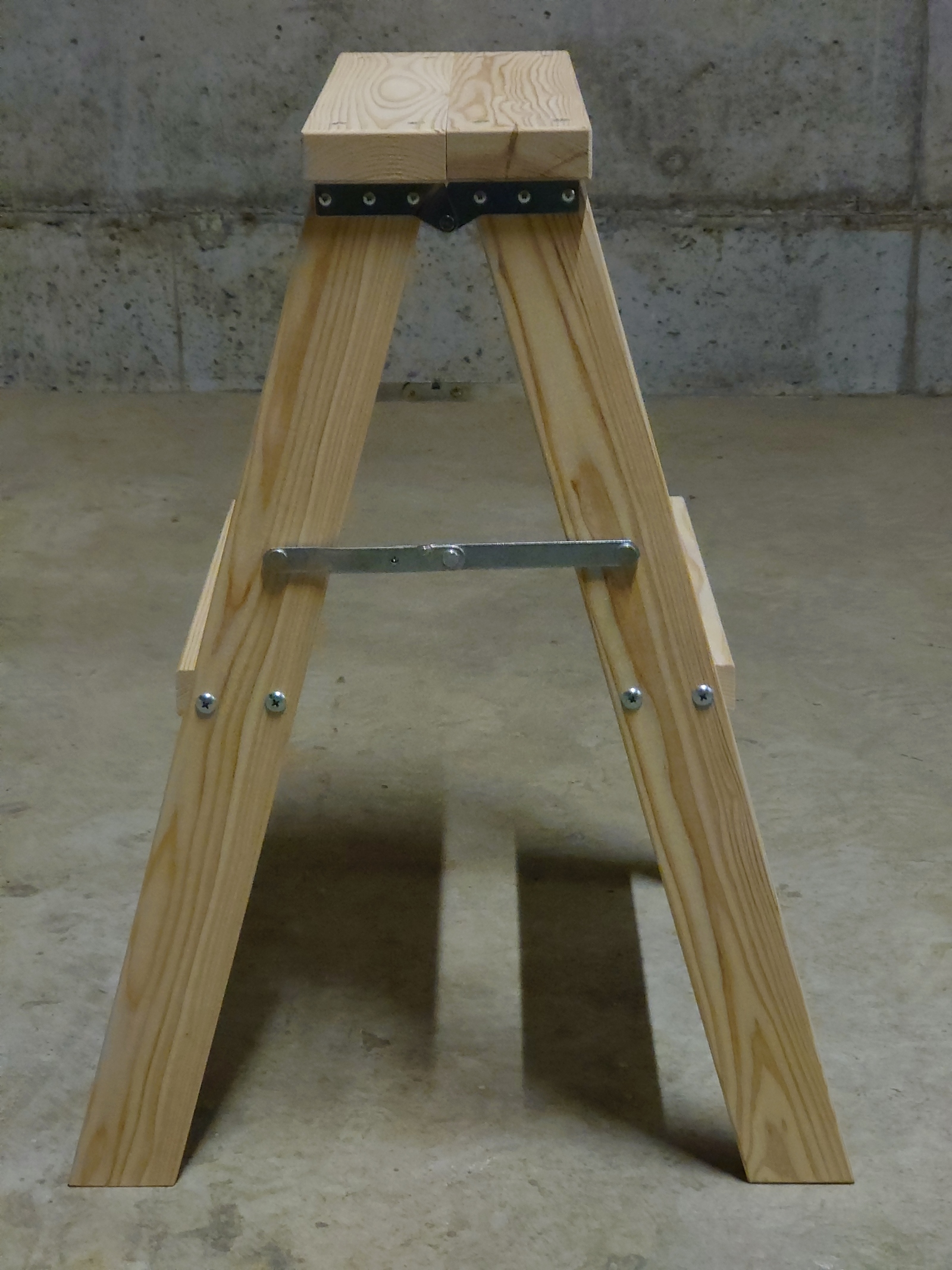 木製 ステップラダー ステップスツール 脚立 折りたたみ ※大サイズ