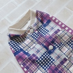 再販🌸 犬服M リトルブルックナー パープル バックオープン(背中開き)✨送料無料✨