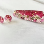専用 ヘアクリップとピアスセット
