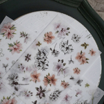 ★再入荷★[樂意] [LY-106] 杜鵑 Azalea（ツツジ） 花柄 転写シール(剥離紙付き) 3種類各1枚