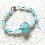 ☆再販☆　　Roman Glass Ocean Bracelet