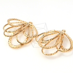 PDT-266-MG【2個入り】ティアドロップファンペンダント/Teardrop Fan Pendant 
