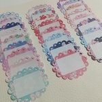 レース型コメントカード#887☆桜柄 メッセージカード クラフトパンチ