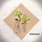 あじさいレースピアス