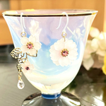 はんなり｡｡。桜🌸(三輪)♪アシンメトリーなピアス