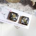 [SALE]Aクジャクソウシンプル一粒ピアス／イヤリング  